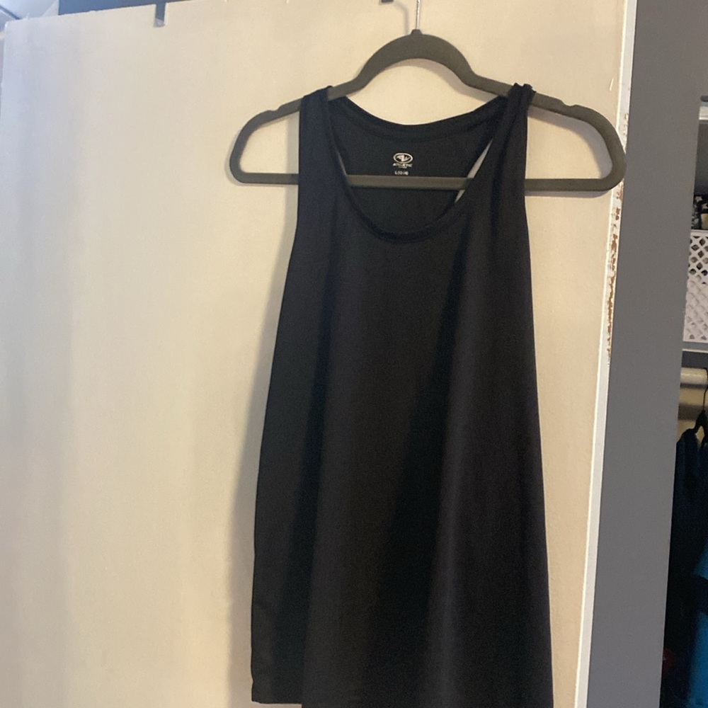 Black Racerback Tank Top